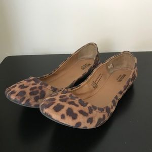 MOSSIMO SUPPLY CO. Cheetah Print Flats Size 7